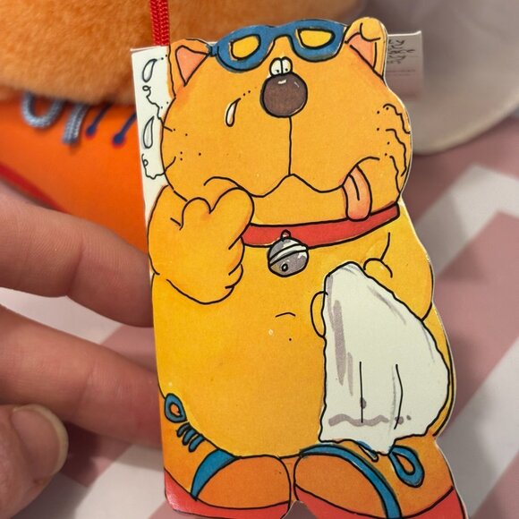 NWT Vintage 1989 Andrew Brownsword "Hot Cat" Plush Toy - Picture 8 of 10